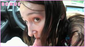 Carmen visits the waterfall, and blows you in the car.