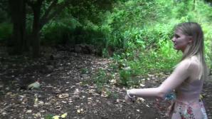 You fuck Melody on the cliffside.