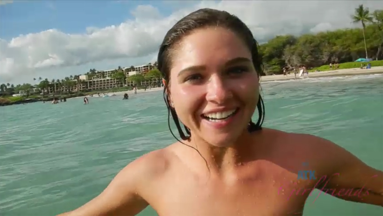 A full day in the ocean is perfect with Zoe.